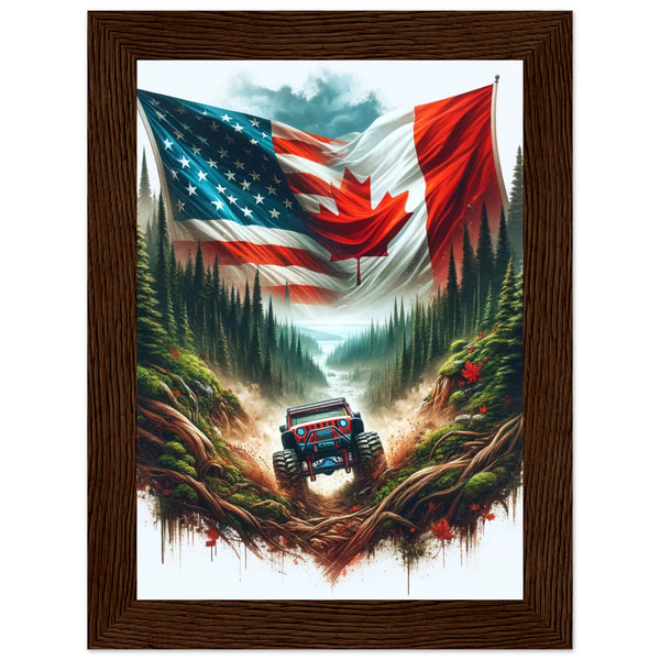 Miolle Premium Matte Paper Wooden Framed Poster