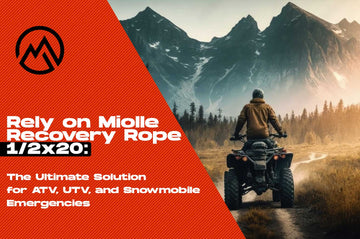 Rely on Miolle Recovery Rope 1/2x20: The Ultimate Solution for ATV, UTV, and Snowmobile Emergencies - Miolle