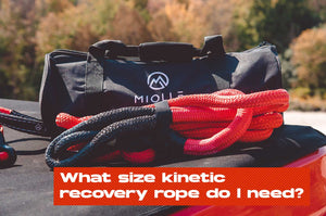 What size kinetic recovery rope do I need?