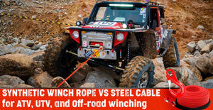 Synthetic Winch Rope vs Steel Cable for ATV, UTV, and Off-road winching - Miolle